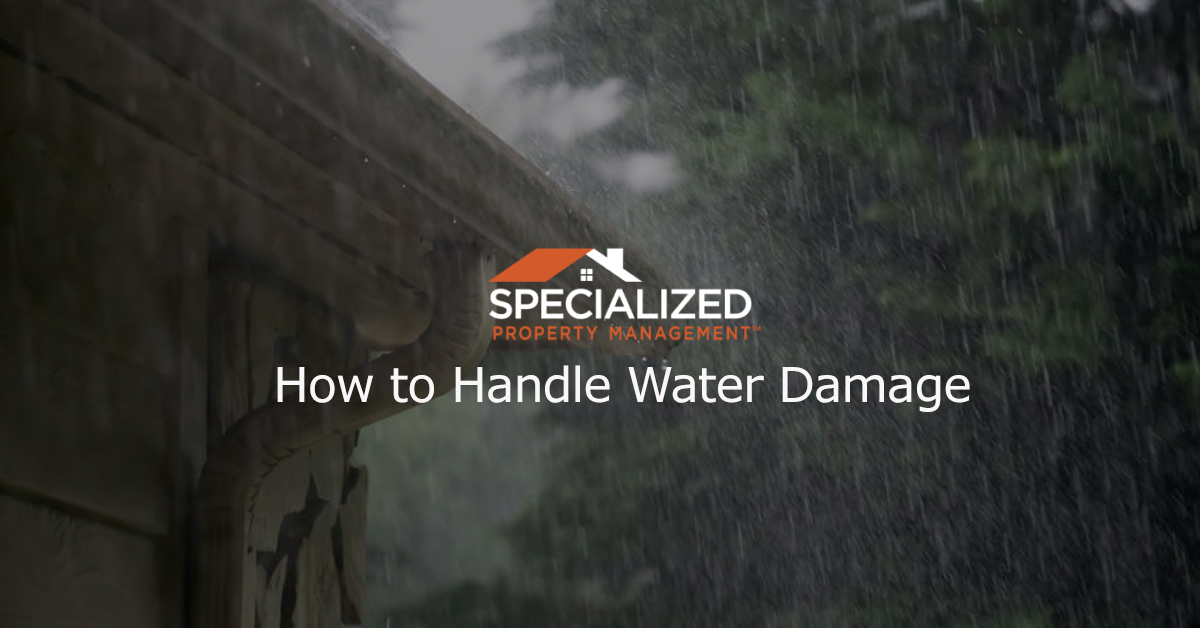 property management Orlando water damage