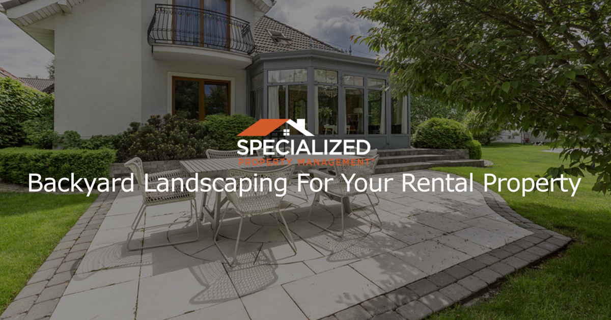 property management in Orlando, Florida backyard landscaping